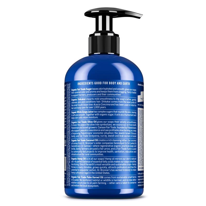 Dr. Bronner's Organic Peppermint Scent Sugar Scrub 12 oz