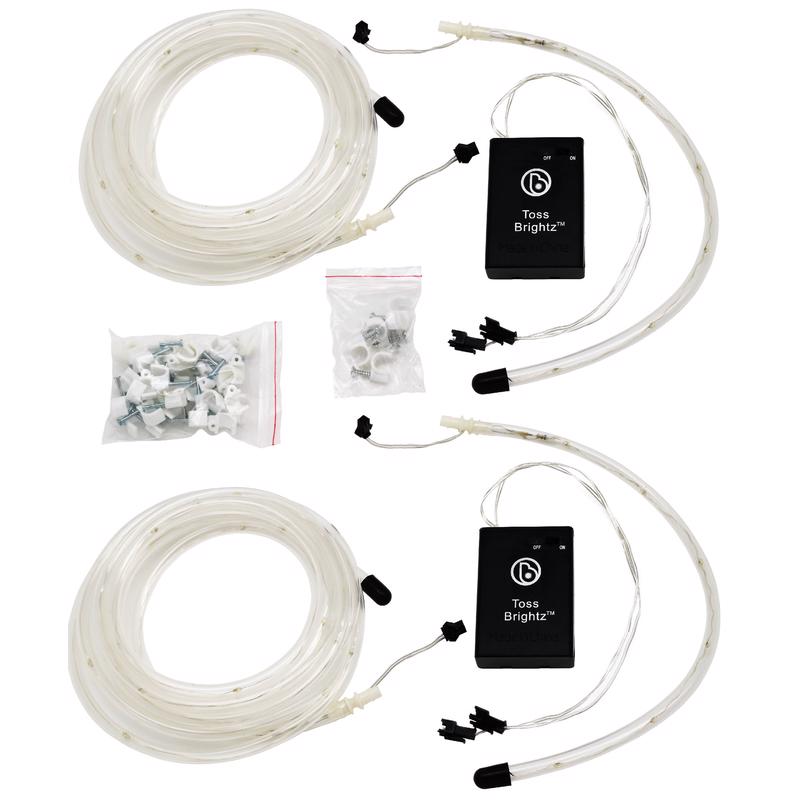 Brightz Toss Brightz White LED ABS Plastics