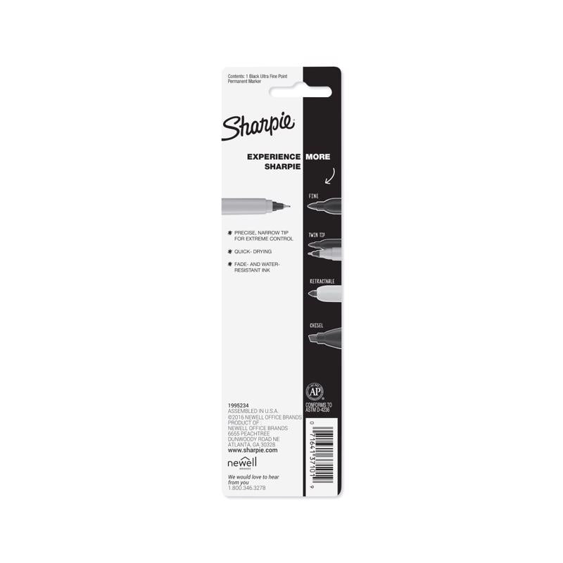 Sharpie Black Ultra Fine Tip Permanent Marker