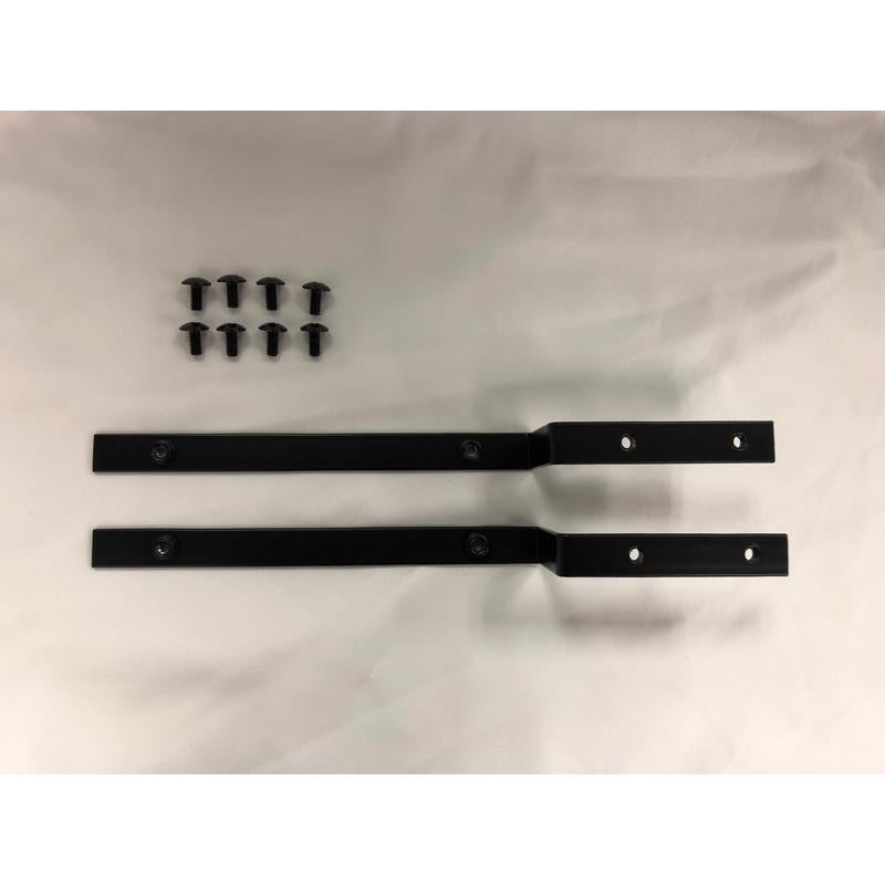 Black Metal End Cap Sign Holder 1 in. H X 3 in. W X 1 in. L