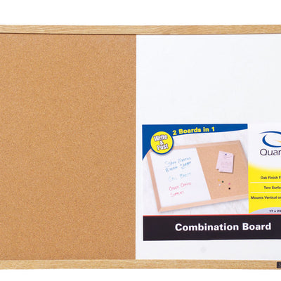 Quartet 17 in. H X 23 in. W Screw-Mounted Bulletin Board/Dry Erase Board