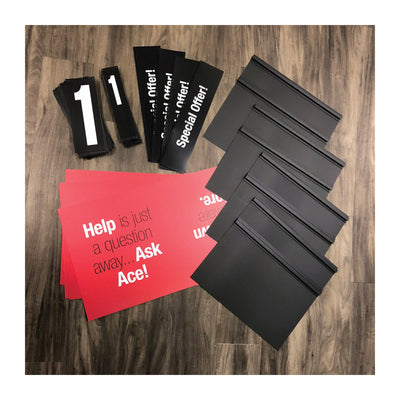 Standard Impulse/Clip Strip/Wing Panel/End Cap Sign Kit