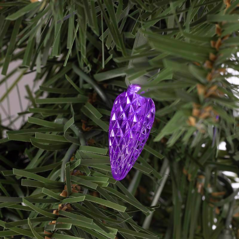 Celebrations Platinum 14 in. D X 9 ft. L LED Prelit Multicolored Mixed Pine Christmas Garland