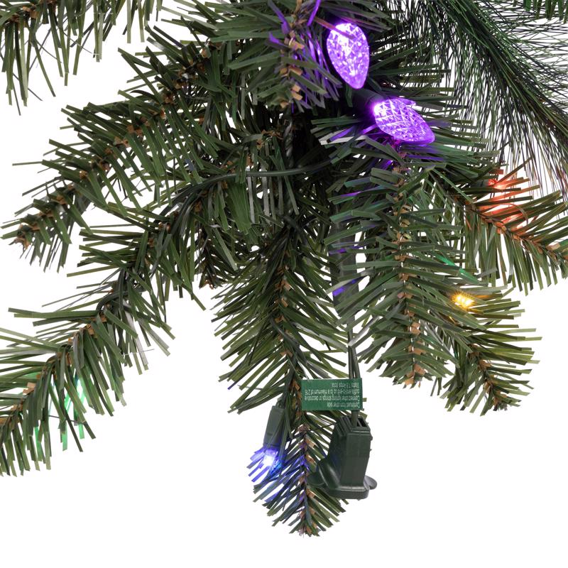 Celebrations Platinum 14 in. D X 9 ft. L LED Prelit Multicolored Mixed Pine Christmas Garland