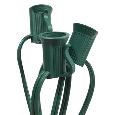 Holiday Bright Lights LED C7 String Socket Light Cord on Reel 500 ft.