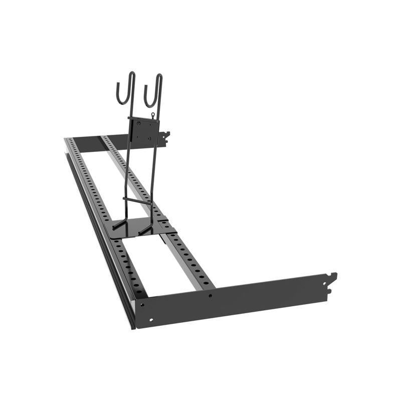 6 in. H X 4 in. W X 14.64 in. D Black Metal Grinder Tool Holder w/ tether Display