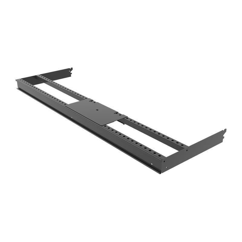 2 in. H X 12 in. W X 6 in. D Black Metal 12" Tool Shelf w/ tether Display