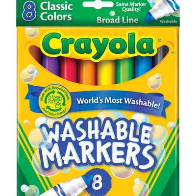 Crayola Color Max Assorted Broad Tip Markers 8 pk