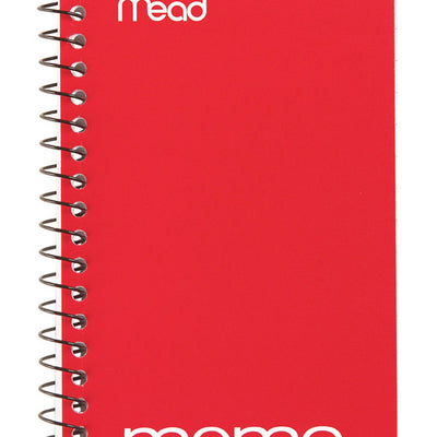 Mead 3 in. W X 5 in. L Wide Ruled Spiral Assorted Memo Book