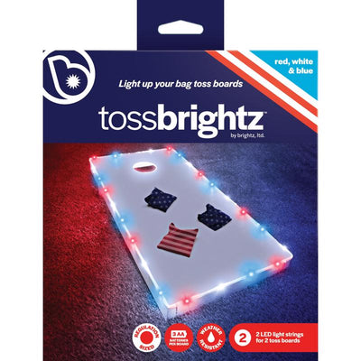 Brightz Toss Brightz Patriotic Corn Hole LED ABS Plastics
