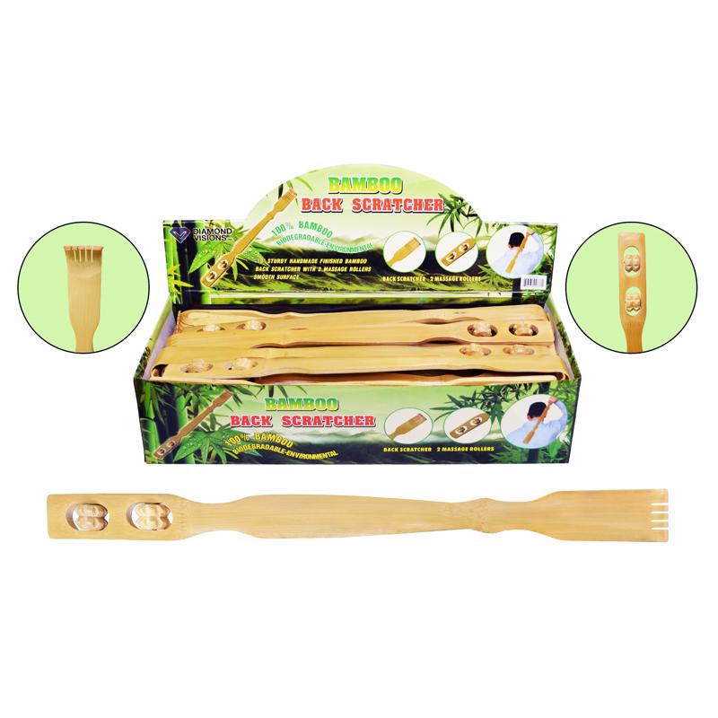 Diamond Visions Massager Back Scratcher Bamboo