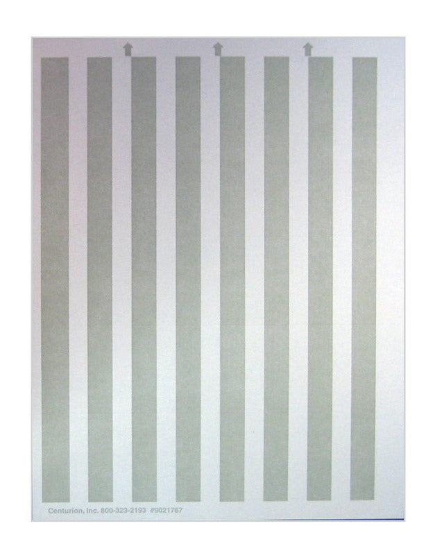 Laser Printer Adhesive Backed Gray Bin Tag Labels - Sheet