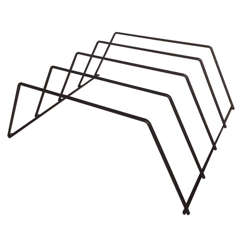 6.25 in. H X 16 in. W X 14.25 in. D Black Metal Wire Rack Display