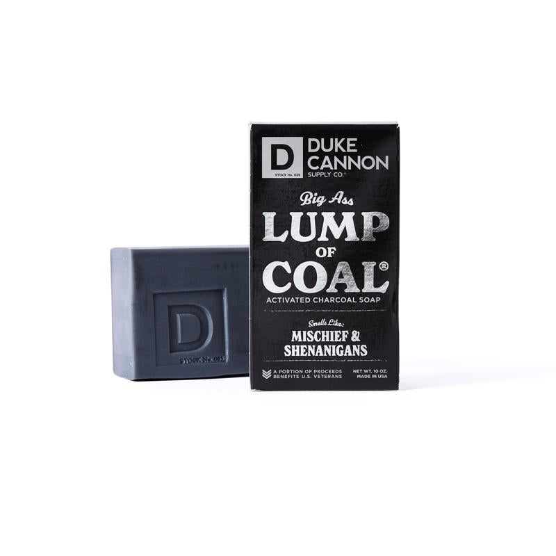 Duke Cannon Holiday Lump Of Coal Bergamont Black Pepper Scent Shower Soap 10 oz
