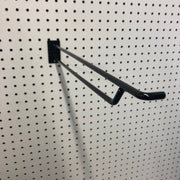 16 in. 250 Black Metal Display Brooms Peg Hook