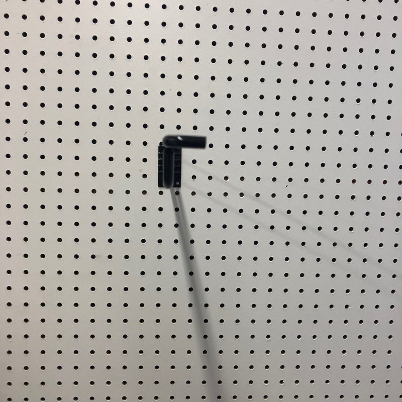 16 in. 250 Black Metal Display Brooms Peg Hook