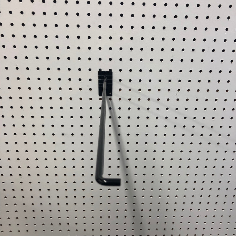 16 in. 250 Black Metal Display Brooms Peg Hook
