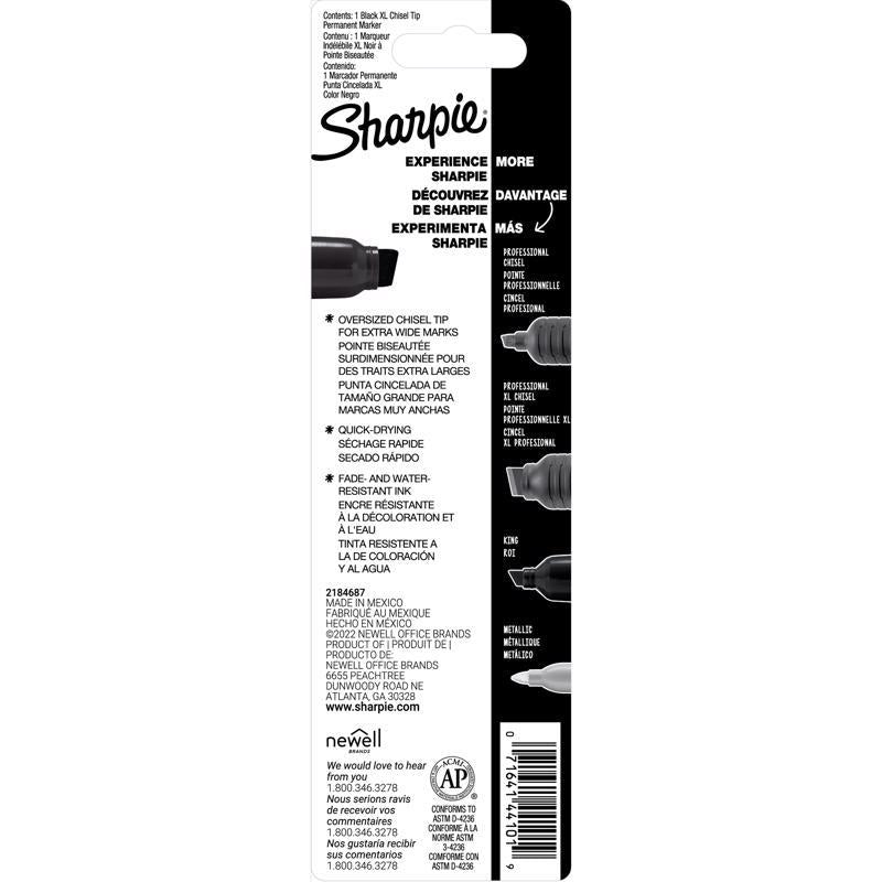 Sharpie Magnum Black Chisel Tip Permanent Marker