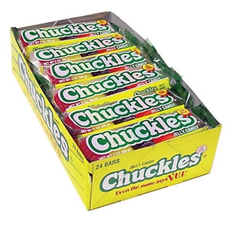 Chuckles Cherry Lemon Licorice Orange Lime Chewy Candy 2 oz