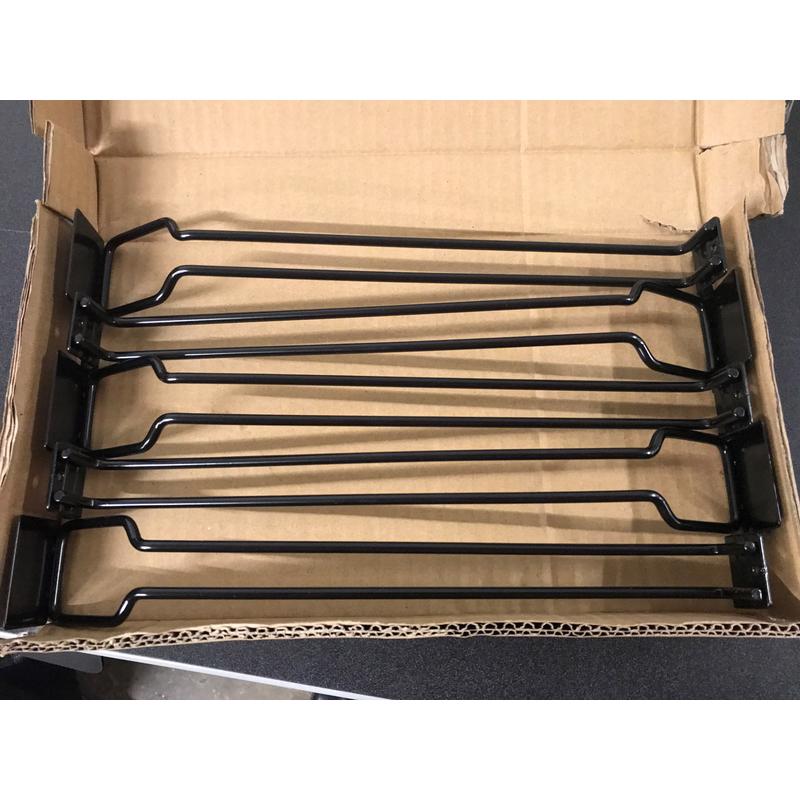 13.5 in. Black Metal Supply Line Hooks 5 pk