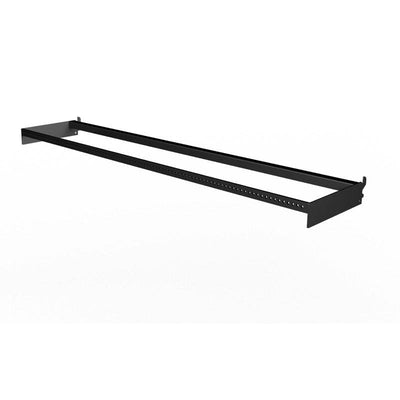 Black Metal Crossbar 2.375 in. H X 10 in. W X 48 in. L