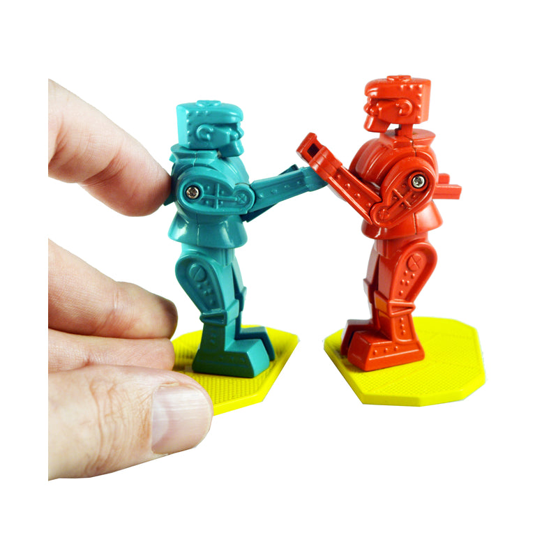 Super Impulse World's Smallest Rock Em Sock Em Robots Red and Blue 2 pc