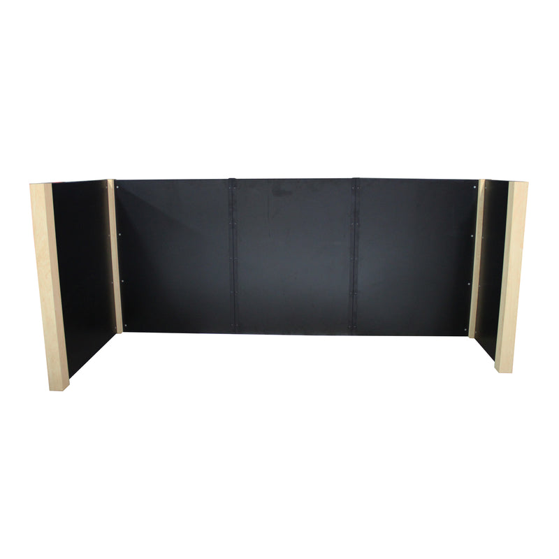 Cornerstone Paint Counter Black 50.3 in. H X 120 in. W X 44.6 in. D Wood
