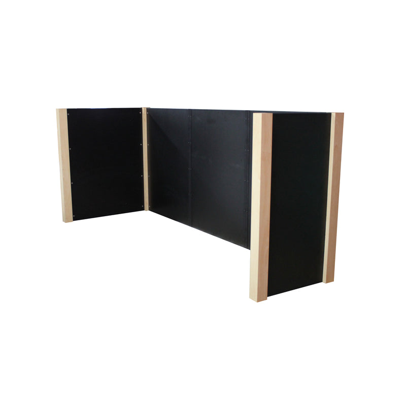 Cornerstone Paint Counter Black 50.3 in. H X 120 in. W X 44.6 in. D Wood