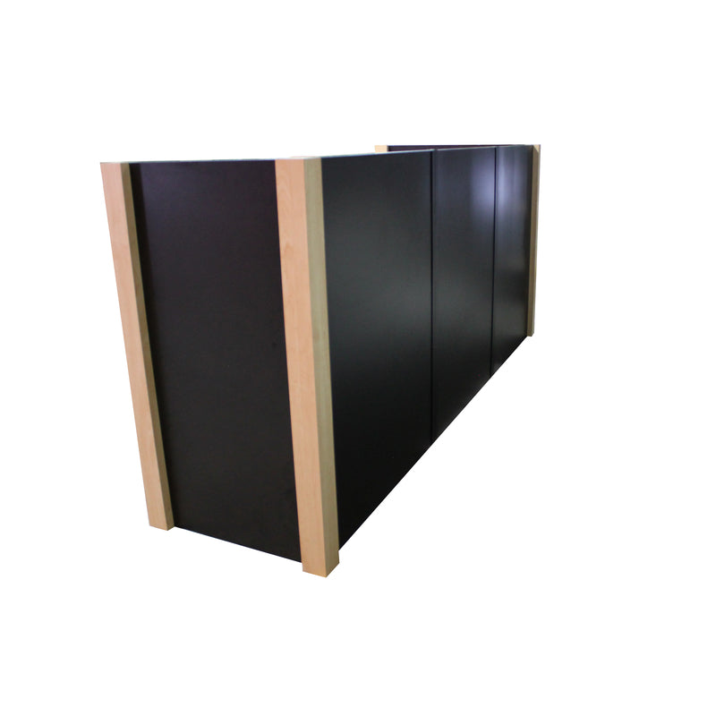 Cornerstone Paint Counter Black 50.3 in. H X 120 in. W X 44.6 in. D Wood