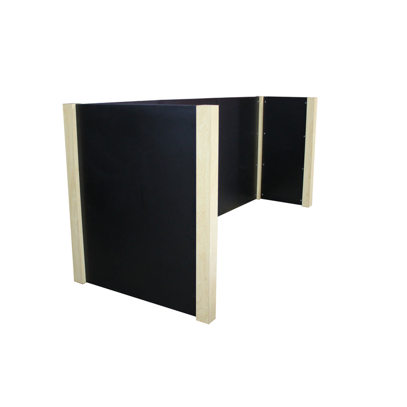 Cornerstone Paint Counter Black 50.3 in. H X 120 in. W X 44.6 in. D Wood