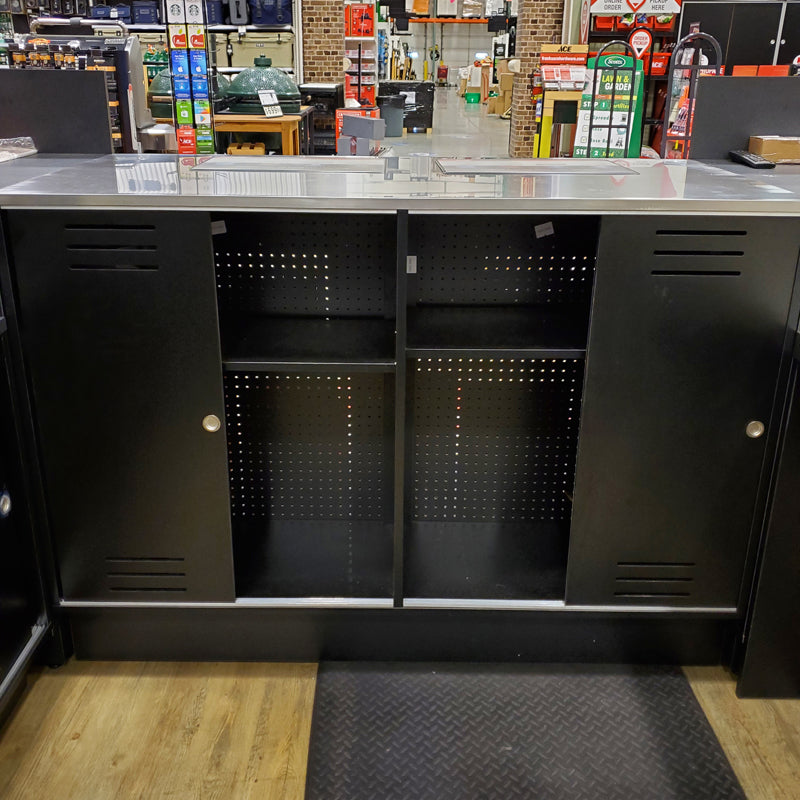 Cornerstone Paint Counter Black 42 in. H X 60 in. W X 30 in. D Stainless Steel/Wood