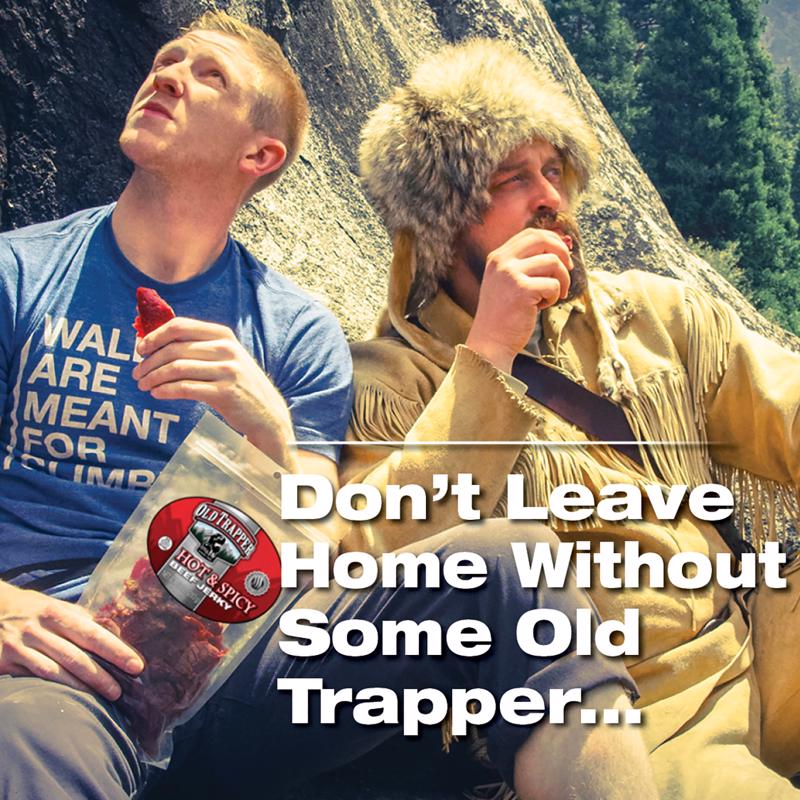 Old Trapper Hot & Spicy Beef Jerky 10 oz Bagged
