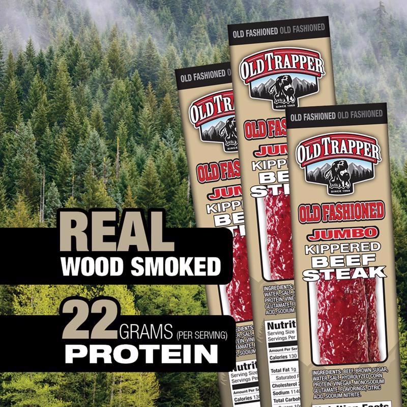 Old Trapper Old Fashioned Beef Steak 2 oz Bagged
