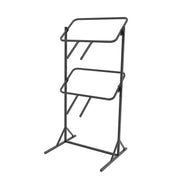 70 in. H X 34 in. W X 30 in. D Black Metal Wheelbarrow Display