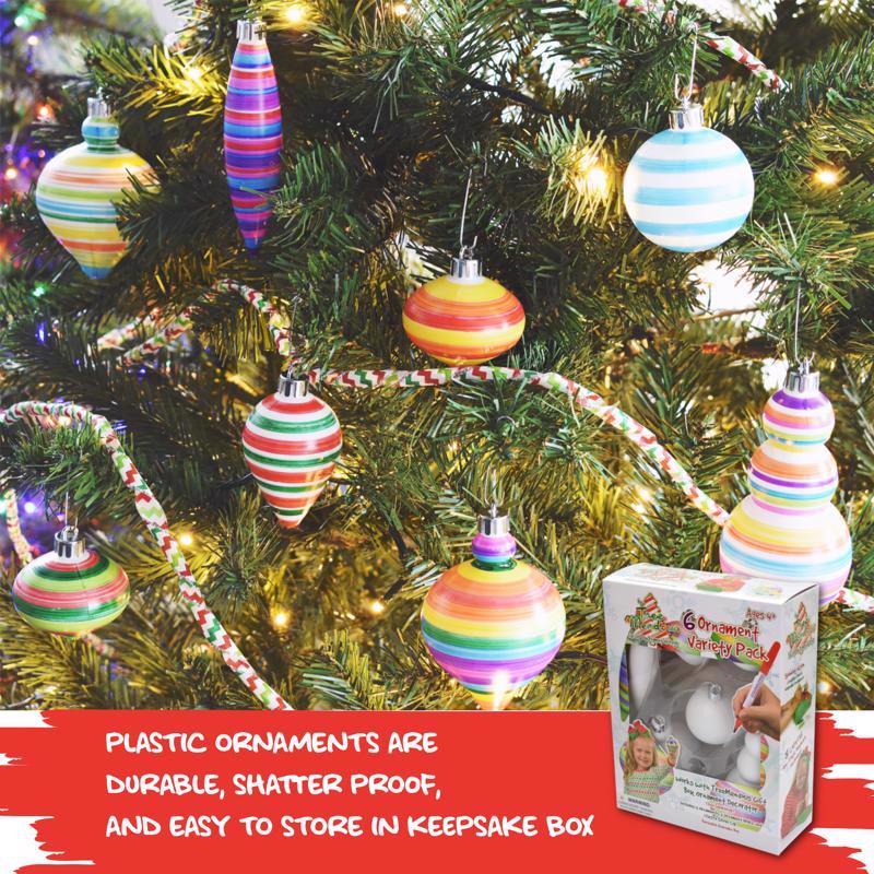 Hey Buddy Hey Pal Treemendous Christmas Ornament Plastic 6 pc