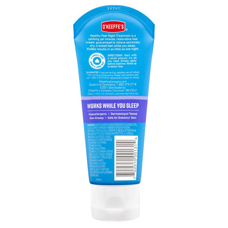 O'Keeffe's For Healthy Feet No Scent Scent Foot Cream 3 oz