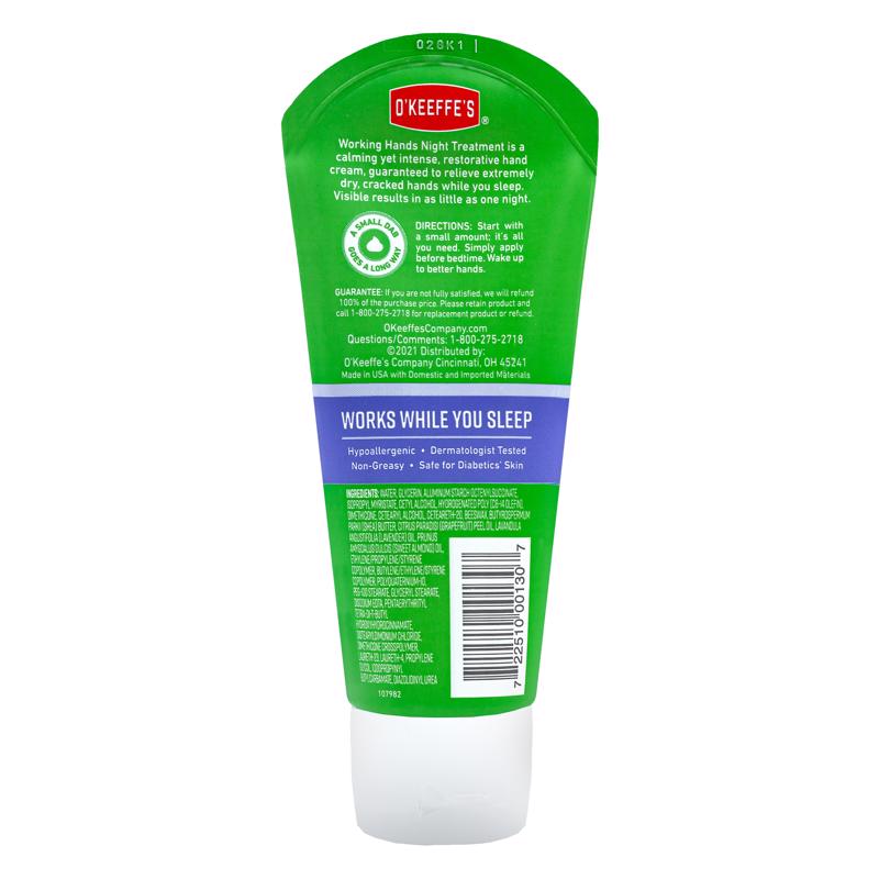 O'Keeffe's Working Hands No Scent Scent Hand Cream 3 oz