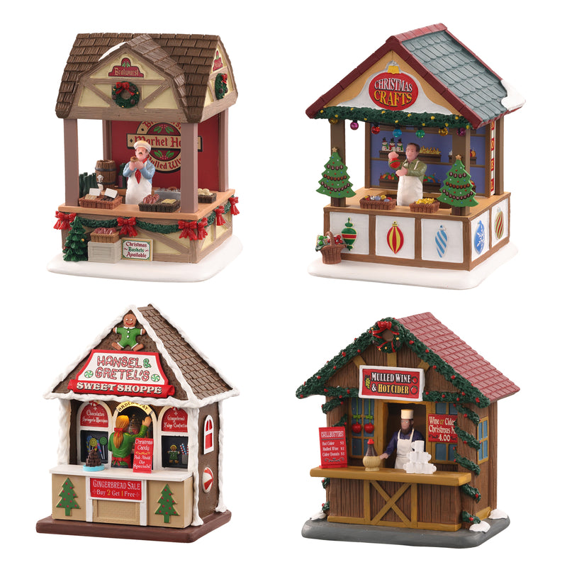 Lemax Assorted Christmas Market Series Christmas Village