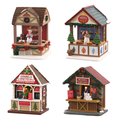 Lemax Assorted Christmas Market Series Christmas Village