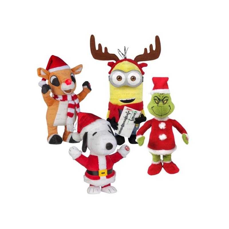 Gemmy Assorted Waddler Animated Decor 10 in.