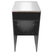 Cornerstone Paint Counter Black 37.3 in. H X 19.5 in. W X 25.4 in. D Stainless Steel/Wood