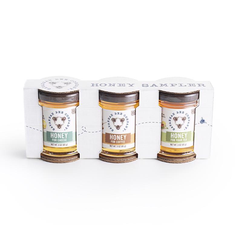 Savannah Bee Company Assorted Honey 3 oz Jar