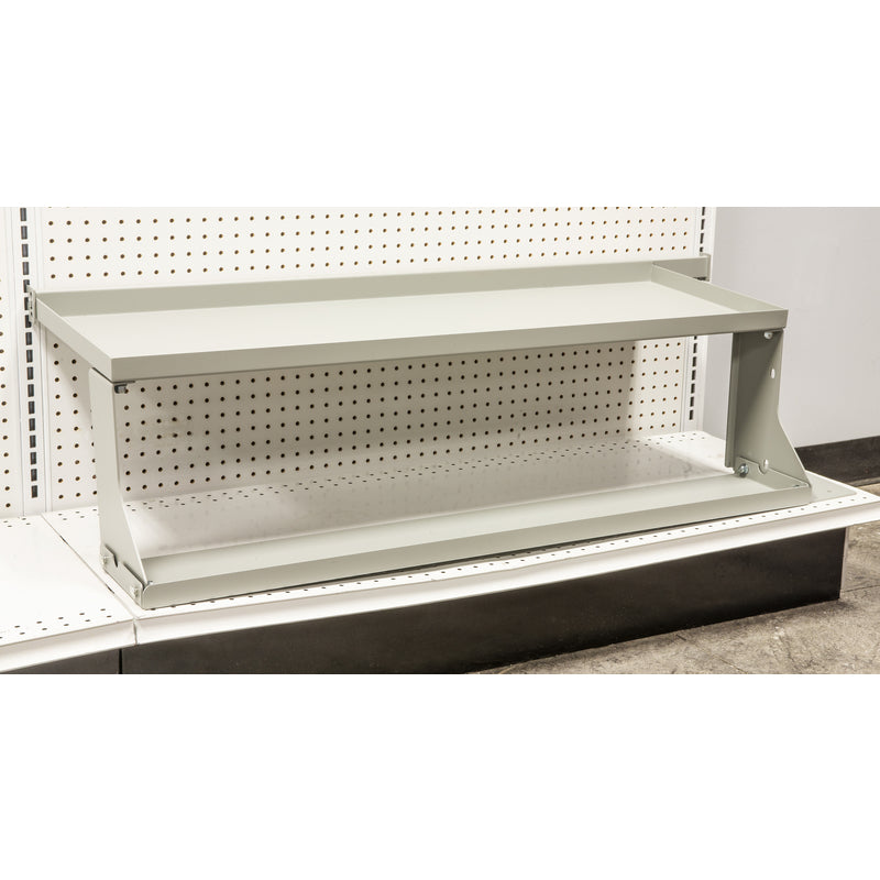 40 in. W Beige Steel Chain Pail Shelf