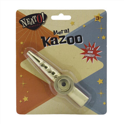Toysmith Neato Kazoo Toy Gold/Red