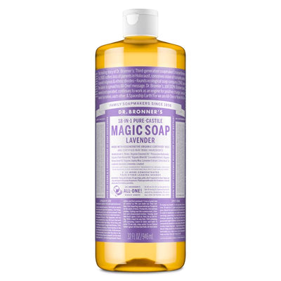 Dr. Bronner's Organic Lavender Scent Pure-Castile Liquid Soap 32 oz