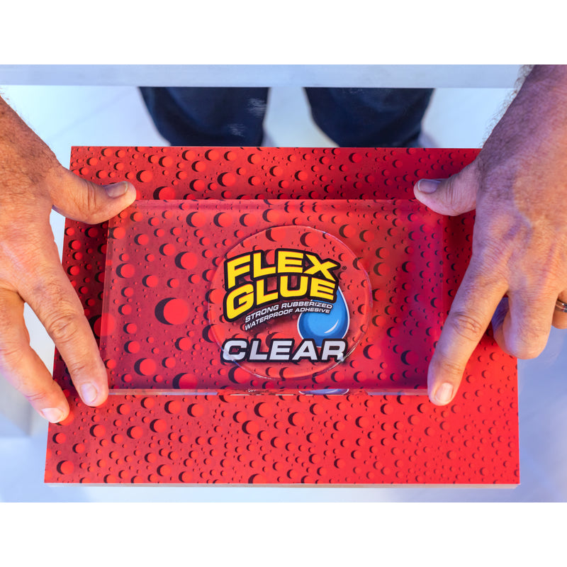 Flex Seal Family of Products Flex Glue MINI Clear Rubberized Waterproof Adhesive 0.6