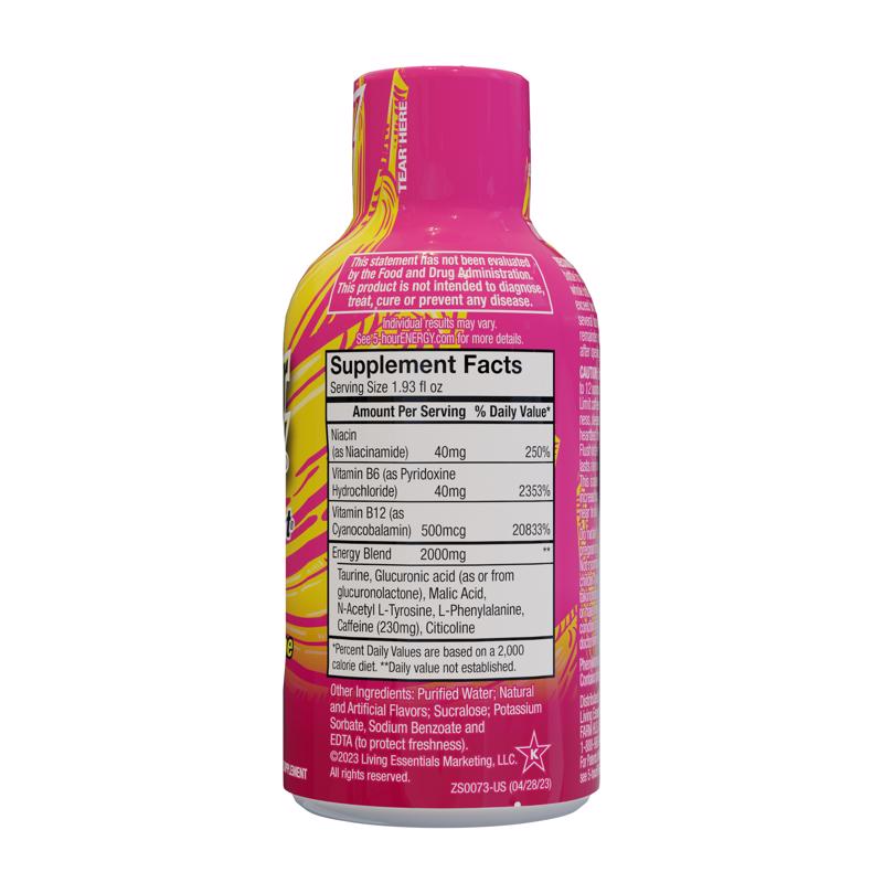 5-hour Energy Extra Strength Sugar Free Strawberry/Banana Energy Shot 1.93 fl. oz.