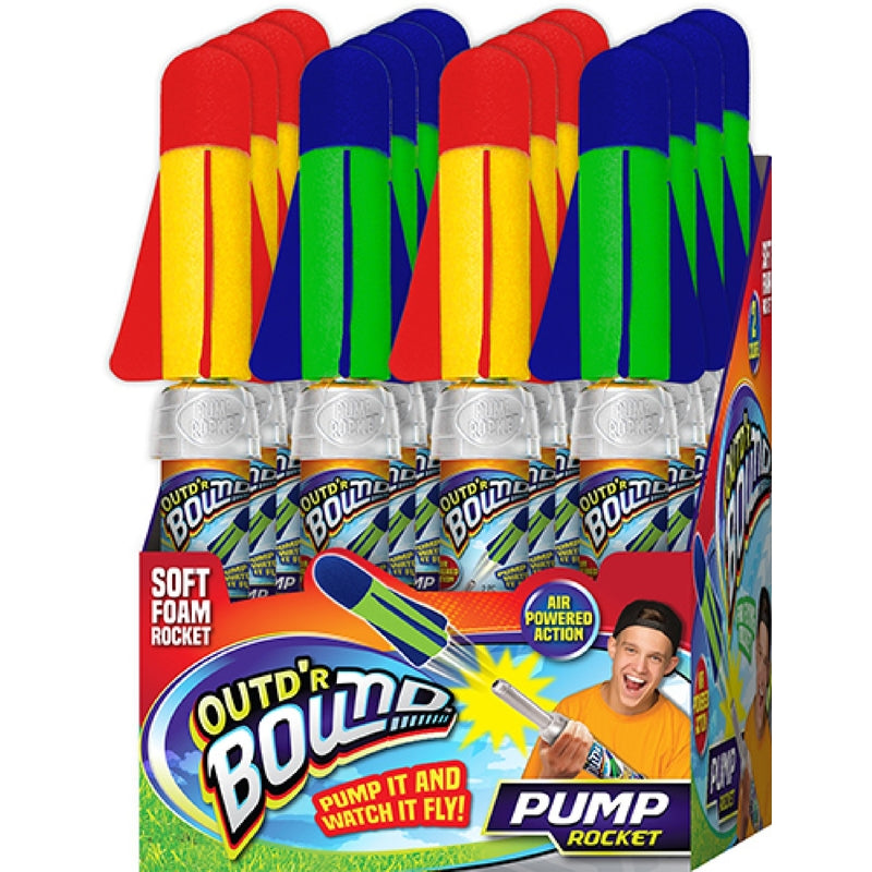 Ja-Ru Outd'r Bound Pump Rocket Assorted