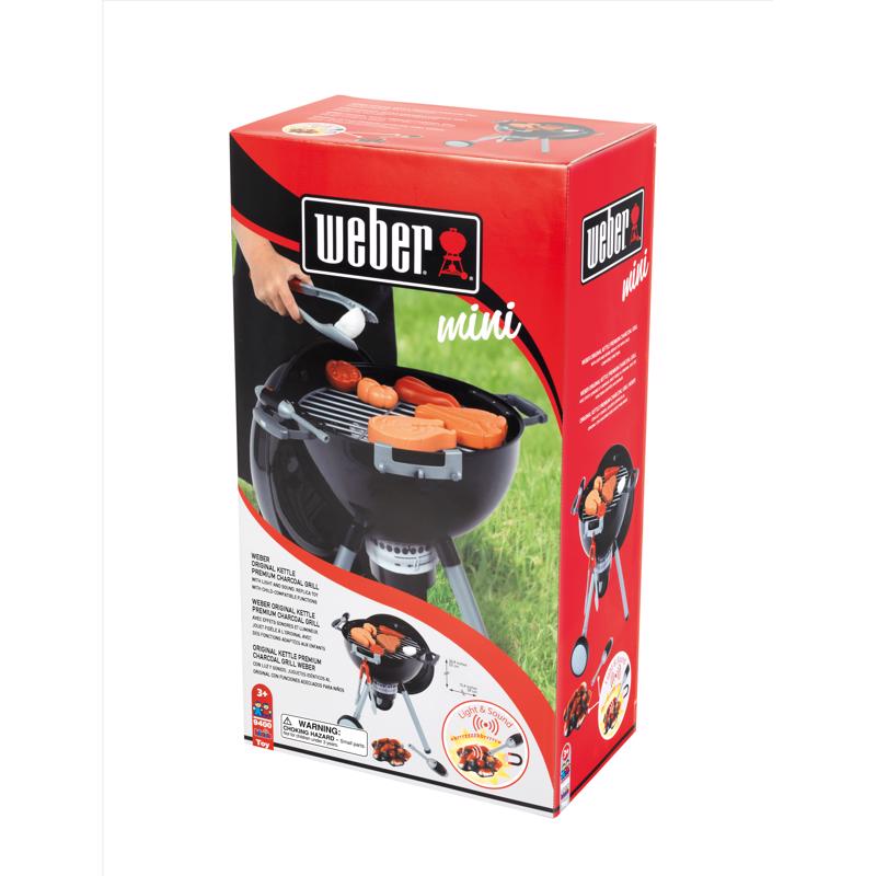 Weber Theo Klein BBQ Kids Toy Grill Black 12 pc