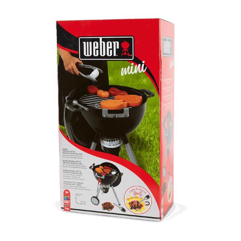 Weber Theo Klein BBQ Kids Toy Grill Black 12 pc